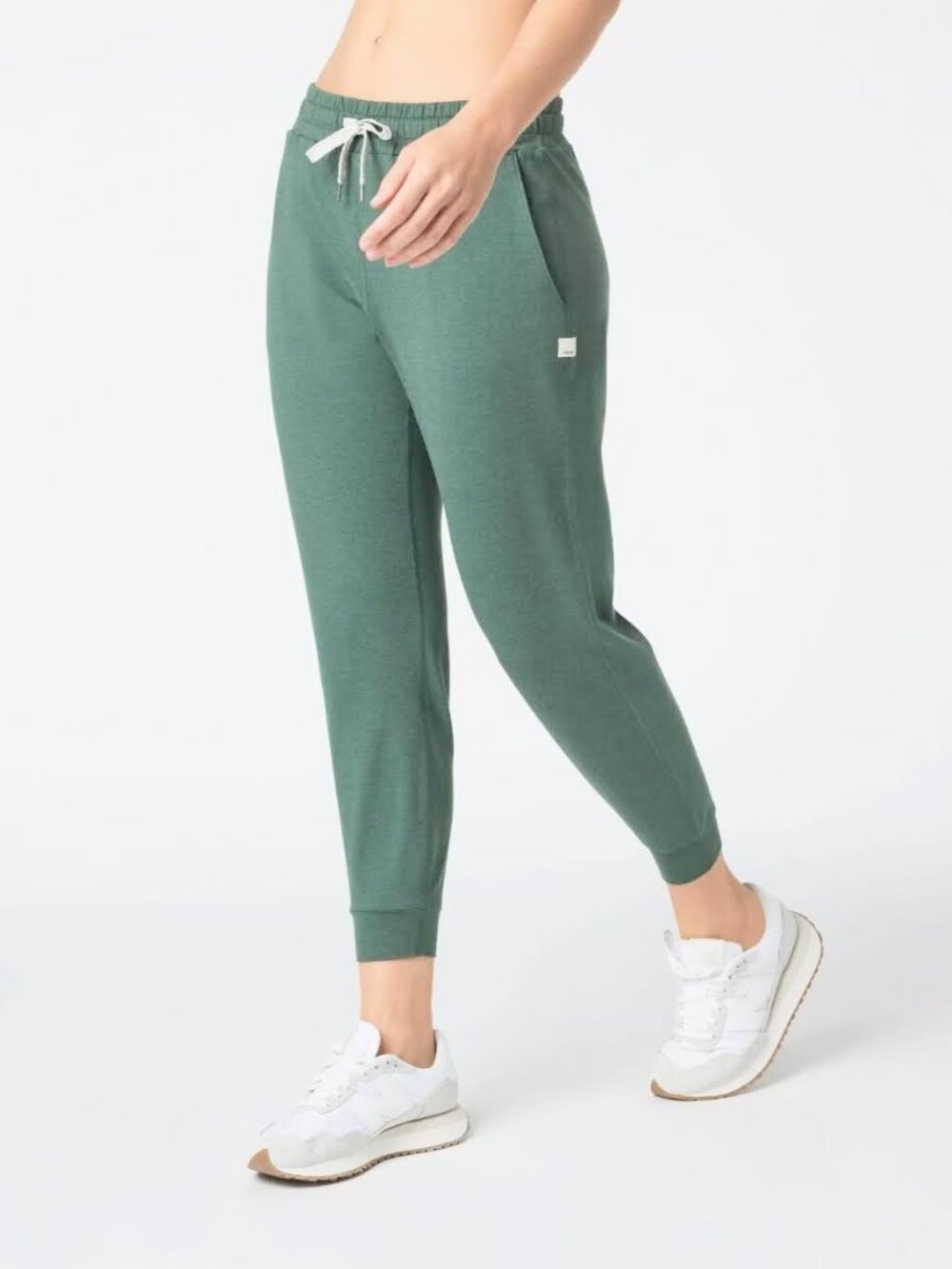 Vuori Performance Joggers XS Green Drawstring Athleisure Lounge Active